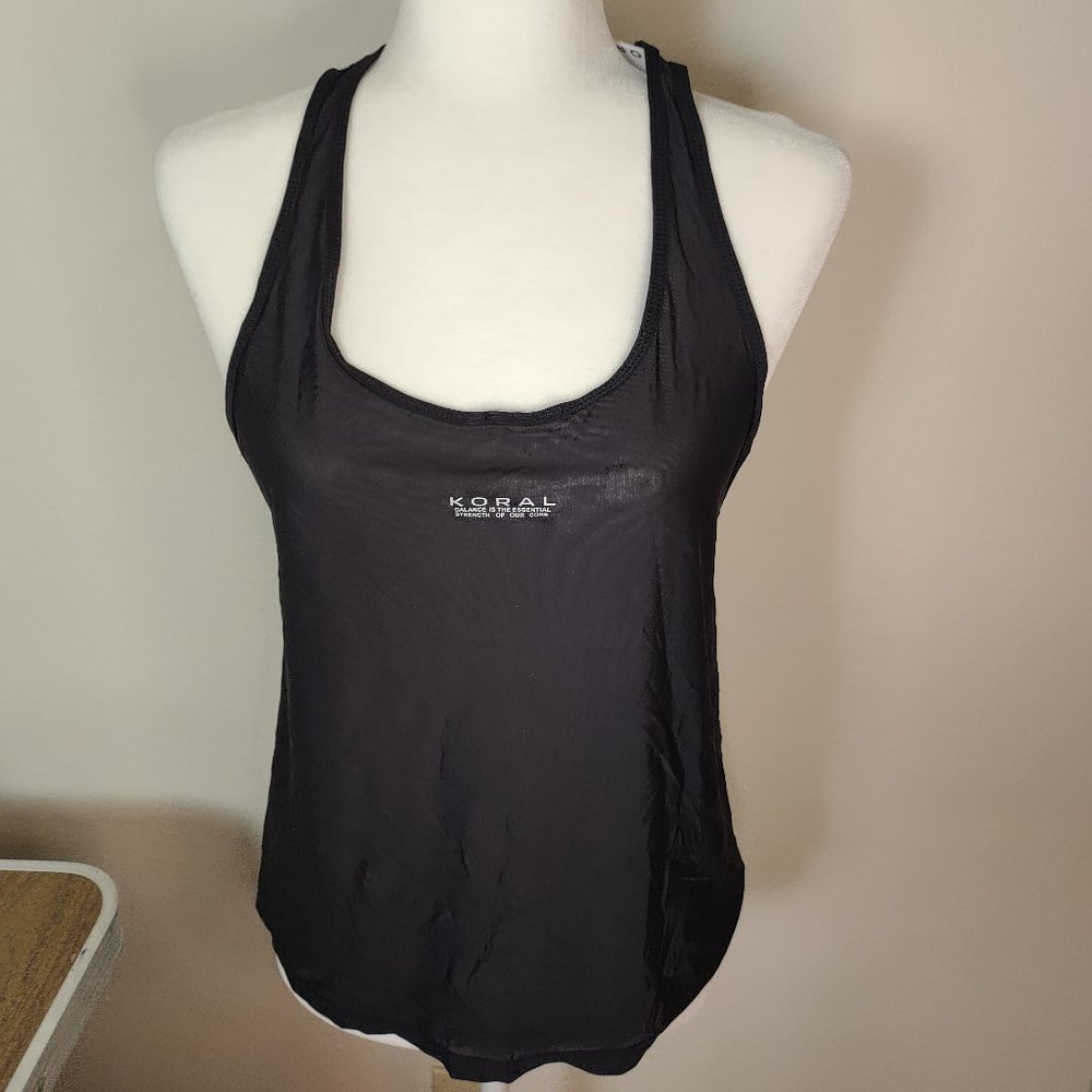 Koral Chi Tank, Open Back Women's Small